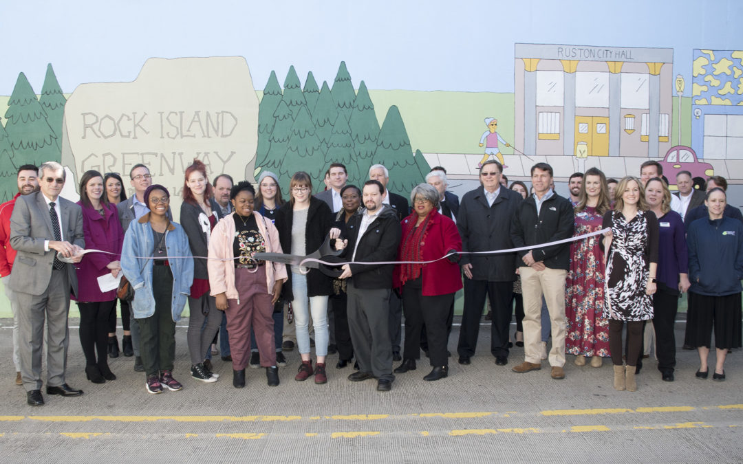 Lots to celebrate at Rock Island Greenway Mural ribbon cutting
