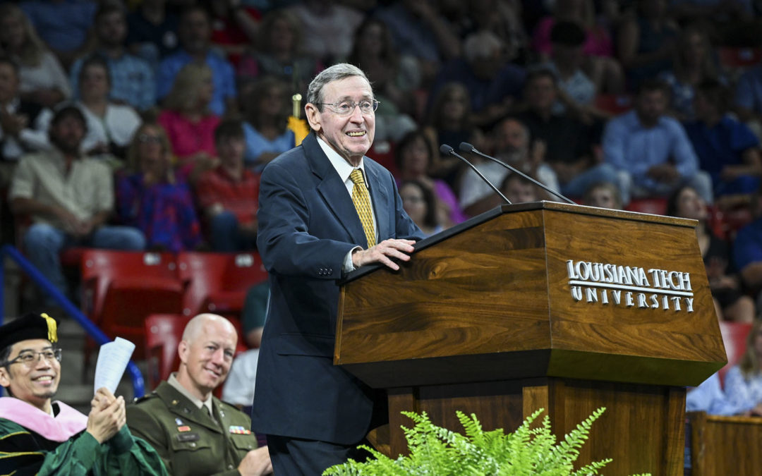Spring 2024 graduates receive hearty and healthy life advice at commencement