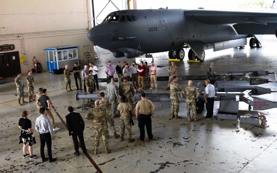 Engineering students collaborate on B-52 towbar prototype for Air Force Global Strike Command