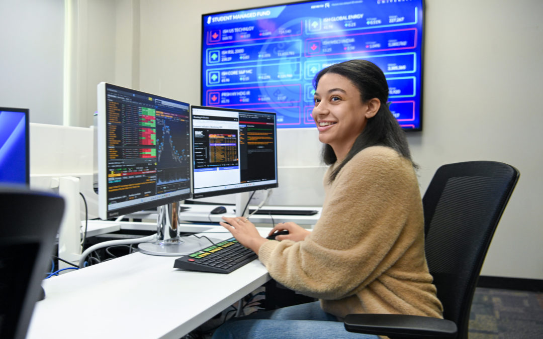 College of Business brings the power of Bloomberg Terminals to Louisiana Tech
